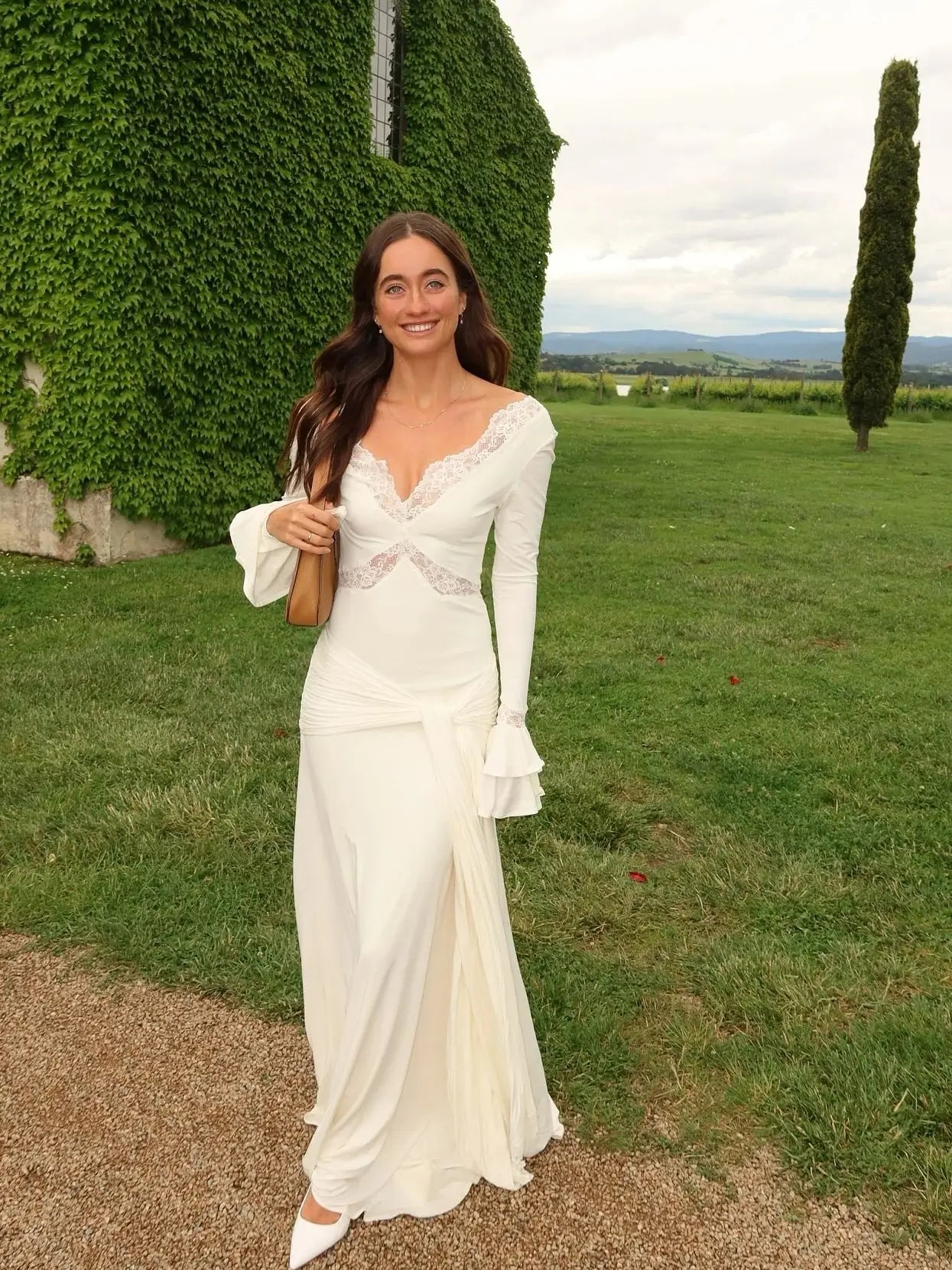 The Elara | Sculpted Long-Sleeve Gala Gown