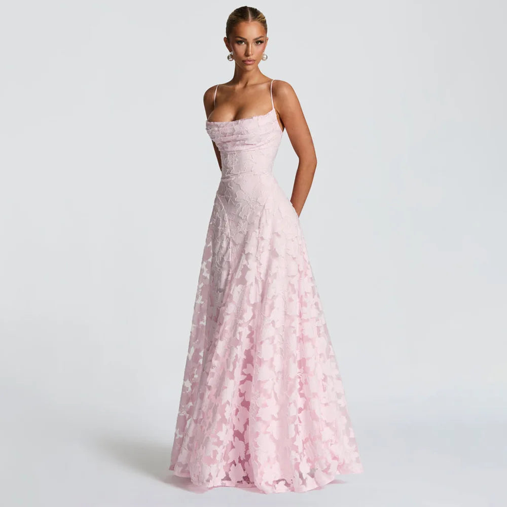 Mermaid Maxi Dress – Square Neckline