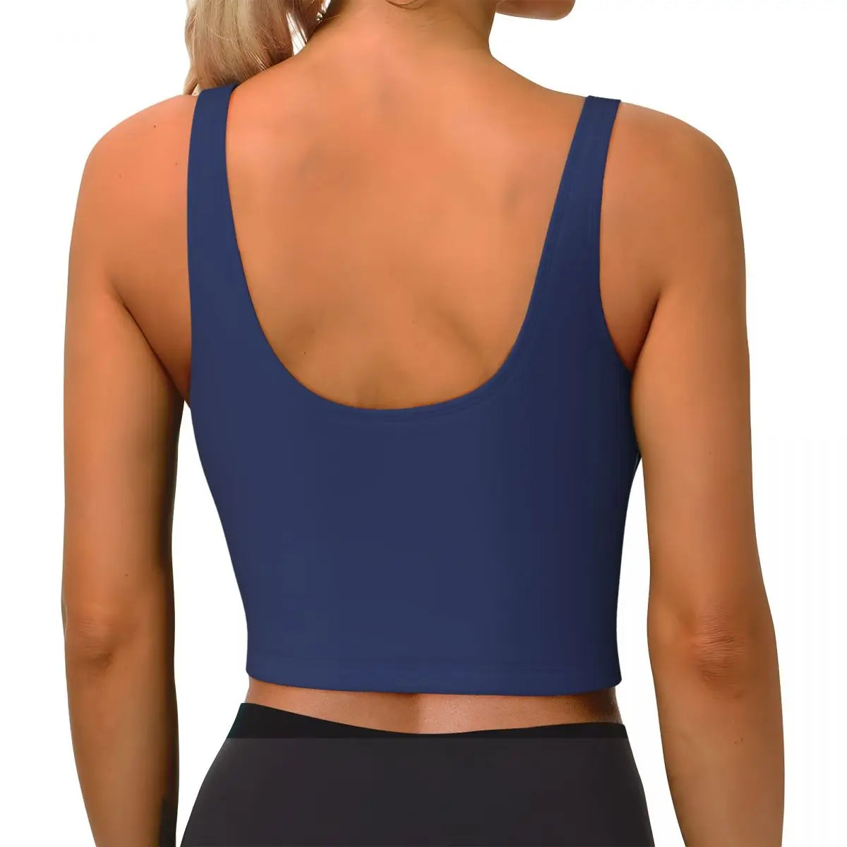 Women's sports vest with a United States flag print, model 2026.