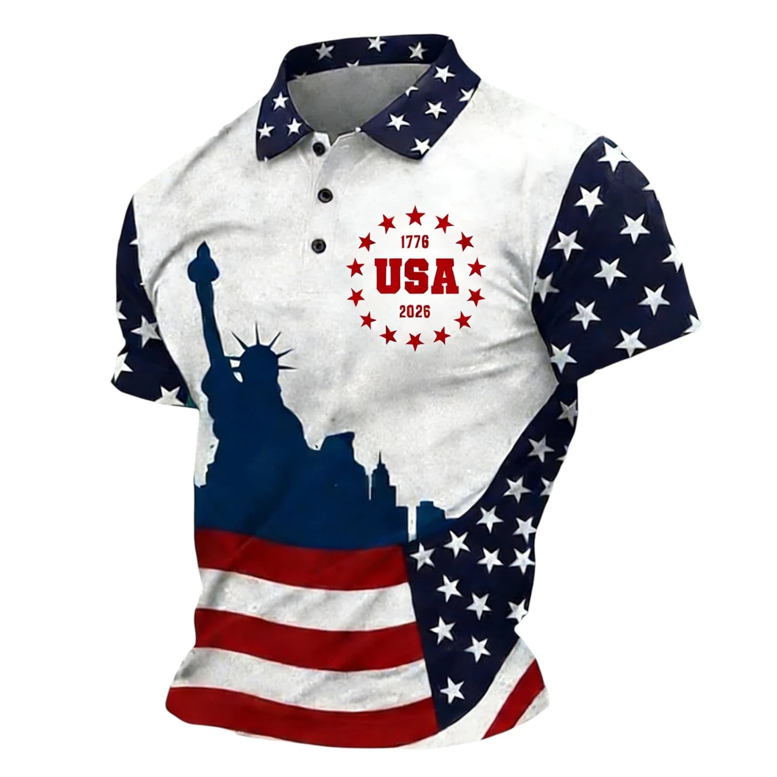 New men's polo shirt commemorating the 250th anniversary of the national flag.
