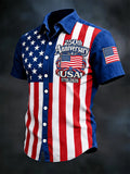 Men's Hawaiian Shirt Commemorating the 250th Anniversary of New America (1776-2026)