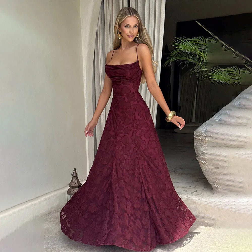 Mermaid Maxi Dress – Square Neckline