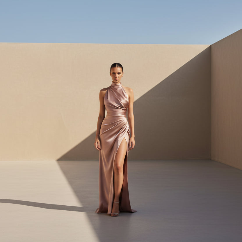 The Helena Ruched Gown