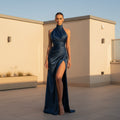 The Helena Ruched Gown